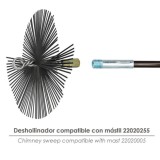 Cepillo Deshollinador Acero Pl, 200 mm M12 al por Mayor | Almacén de Ferretería