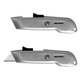 Cutter Autoretractil Con Hoja Acero Sk5 Carcasa De Aluminio Diseño Ergonomico, Cuchillo Seguridad, Cutters Seguridad, al por May