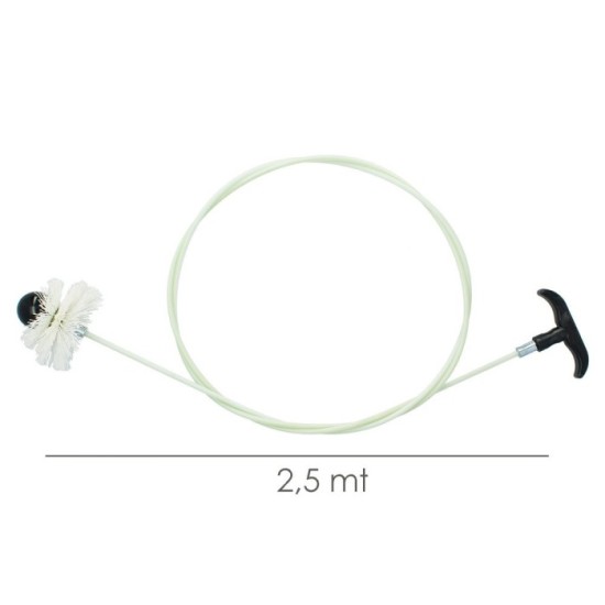 Deshollinador Kit Estufa Pellet Ø 80/100 mm, Longitud 2,5 metros al por Mayor | Almacén de Ferretería