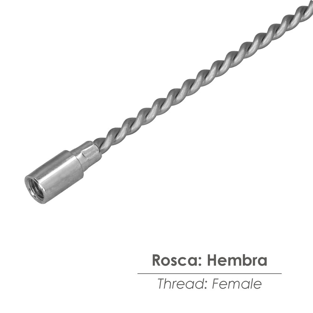 Mango Flexible Para Cepillos Rosca M12 Longitud 1Metro, al por Mayor | Almacén de Ferretería