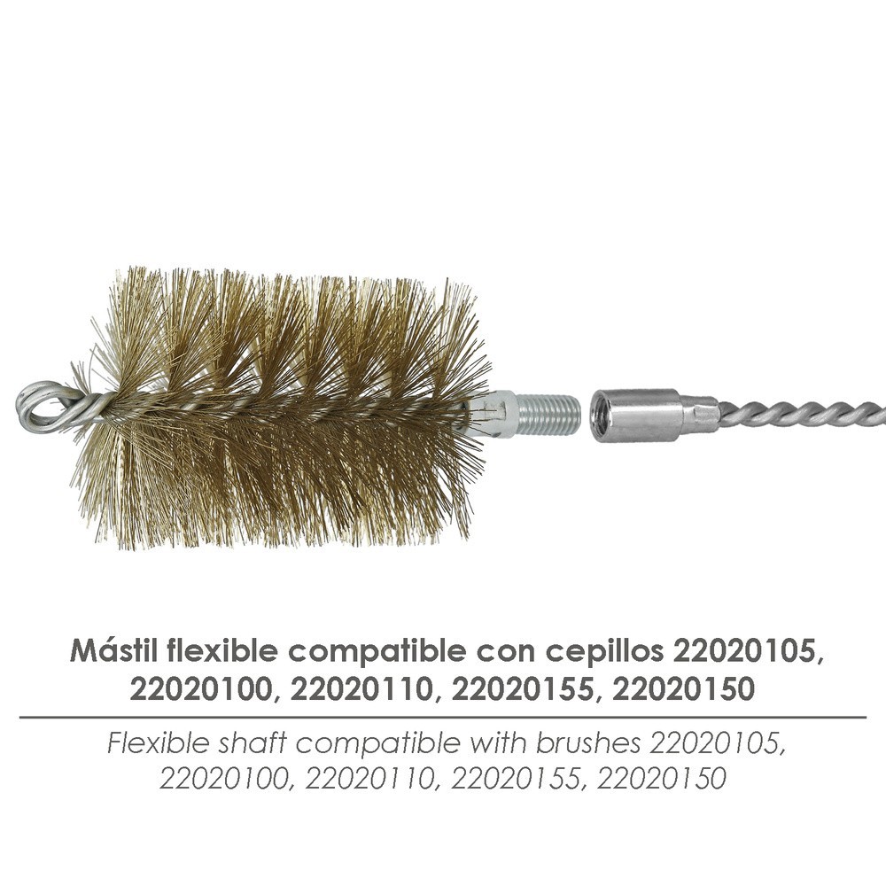 Mango Flexible Para Cepillos Rosca M12 Longitud 1Metro, al por Mayor | Almacén de Ferretería