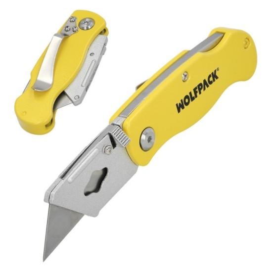 Cutter Plegable Hoja Trapezoidal 155 mm, al por Mayor | Almacén de Ferretería
