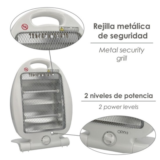 Estufa Radiante Pie 400 / 800w al por Mayor | Almacén de Ferretería