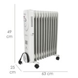 Radiador Aceite 2500w 11 Elementos al por Mayor | Almacén de Ferretería