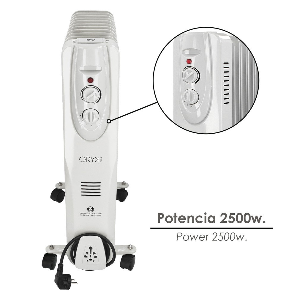 Radiador Aceite 2500w 11 Elementos al por Mayor | Almacén de Ferretería