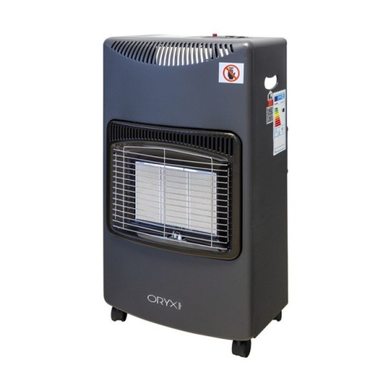 Estufa Gas Infrarroja Ceramica 4,5 Kw, 3 Potencias, Triple Sistema de Seguridad, Con Ruedas, Encendido Piezo-Electrico al por Ma