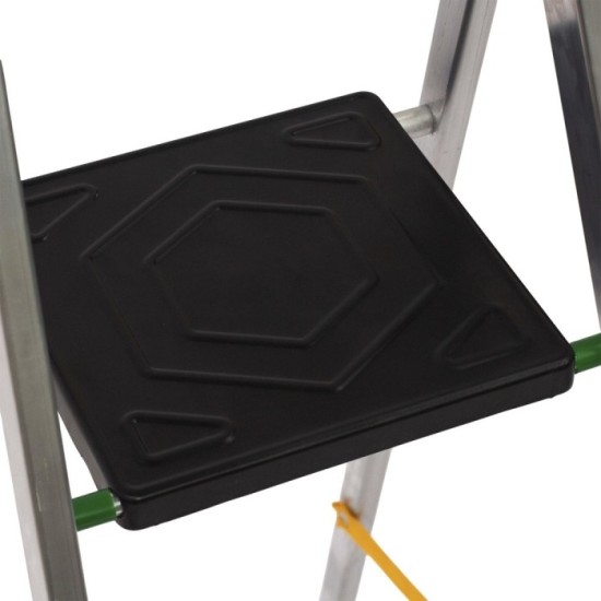 Escalera Aluminio 3 Peldaños Plegable, Uso doméstico, Antideslizante, Ligera y Resistente al por Mayor | Almacén de Ferretería