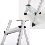 Escalera Aluminio 4 Peldaños Plegable, Uso doméstico, Antideslizante, Ligera y Resistente al por Mayor | Almacén de Ferretería