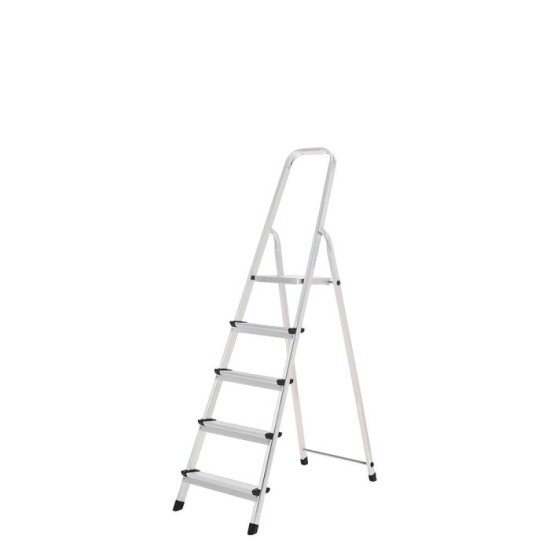 Escalera Aluminio 5 Peldaños Plegable, Uso doméstico, Antideslizante, Ligera y Resistente al por Mayor | Almacén de Ferretería