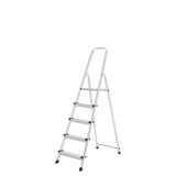 Escalera Aluminio 5 Peldaños Plegable, Uso doméstico, Antideslizante, Ligera y Resistente al por Mayor | Almacén de Ferretería
