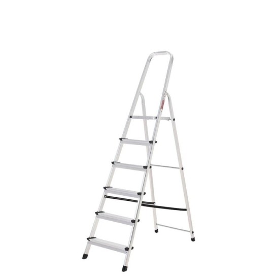 Escalera Aluminio 6 Peldaños Plegable, Uso doméstico, Antideslizante, Ligera y Resistente al por Mayor | Almacén de Ferretería