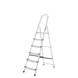Escalera Aluminio 6 Peldaños Plegable, Uso doméstico, Antideslizante, Ligera y Resistente al por Mayor | Almacén de Ferretería