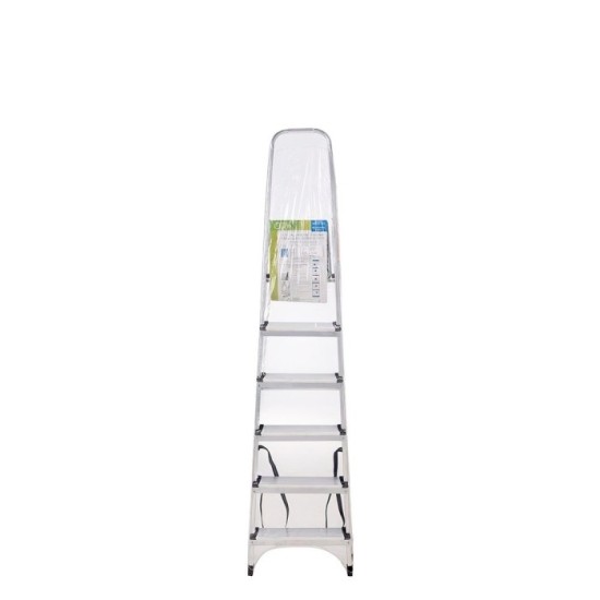 Escalera Aluminio 6 Peldaños Plegable, Uso doméstico, Antideslizante, Ligera y Resistente al por Mayor | Almacén de Ferretería