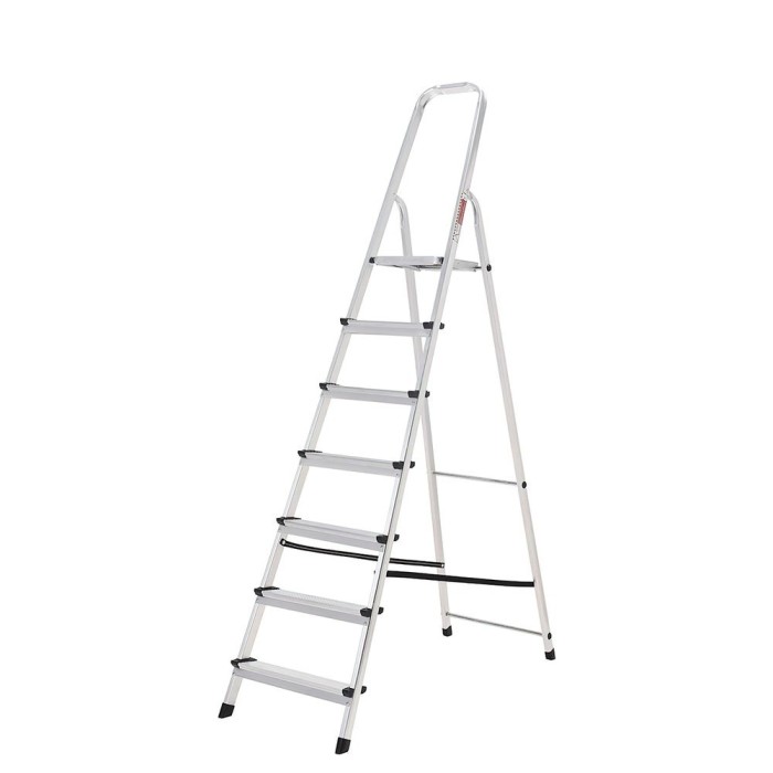 Escalera Aluminio 7 Peldaños Plegable, Uso doméstico, Antideslizante, Ligera y Resistente al por Mayor | Almacén de Ferretería