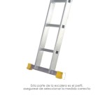 Contera Larguero Escalera 2 y 3 tramos /  Escalera Multiposicional con Perfil 58 mm, Versión 2019 al por Mayor | Almacén de Ferr
