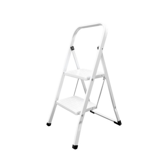 Escalera Domestica Acero 2 Peldaños, Escalerilla Blanca al por Mayor | Almacén de Ferretería