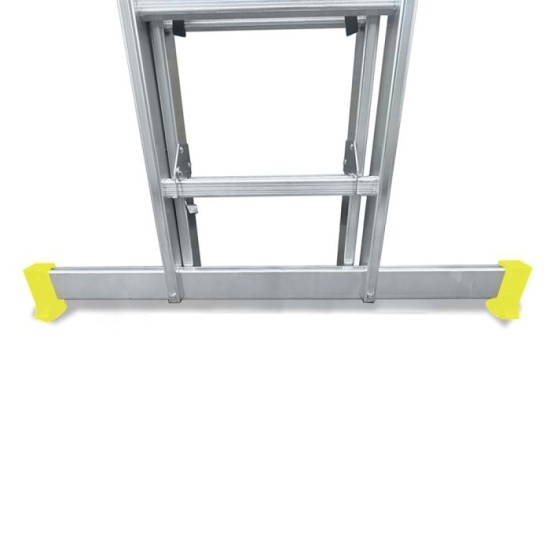 Escalera Aluminio 2 Tramos 12+12 Peldaños, Plegable, Antideslizante, Resistente al por Mayor | Almacén de Ferretería