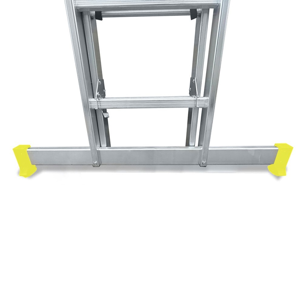 Escalera Aluminio 2 Tramos 12+12 Peldaños, Plegable, Antideslizante, Resistente al por Mayor | Almacén de Ferretería