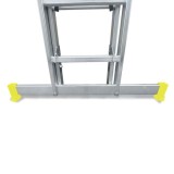 Escalera Aluminio 2 Tramos 12+12 Peldaños, Plegable, Antideslizante, Resistente al por Mayor | Almacén de Ferretería