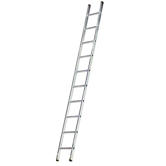 Escalera Aluminio 1 Tramo, 14 Peldaños, Antideslizante, Resistente, al por Mayor | Almacén de Ferretería