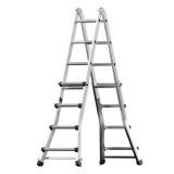 Escalera Telescópica Aluminio  5+5 Peldaños al por Mayor | Almacén de Ferretería