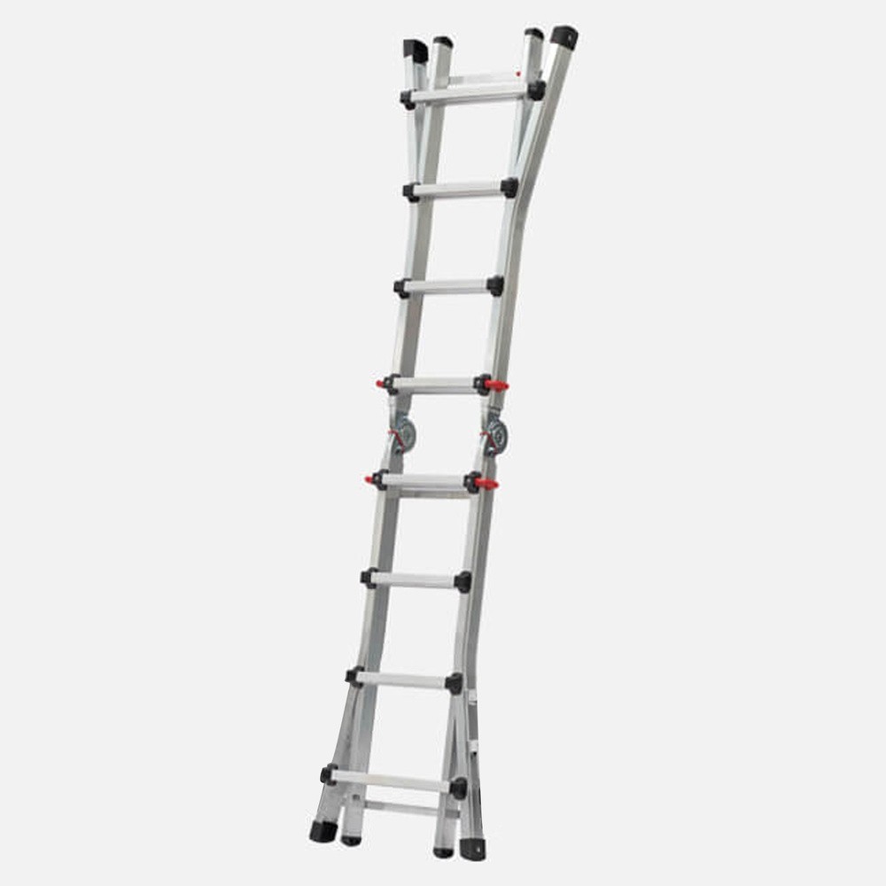 Escalera Telescópica Aluminio  5+5 Peldaños al por Mayor | Almacén de Ferretería