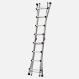 Escalera Telescópica Aluminio  5+5 Peldaños al por Mayor | Almacén de Ferretería