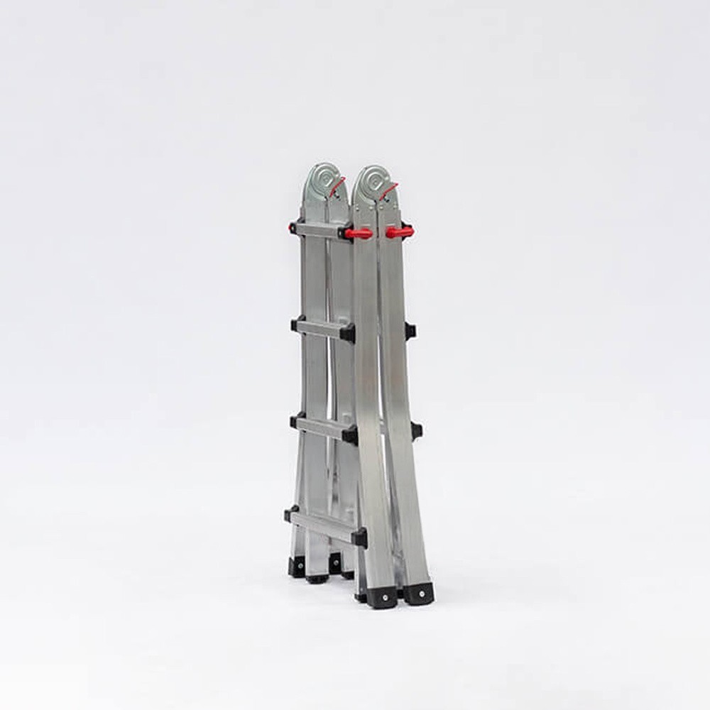 Escalera Telescópica Aluminio  5+5 Peldaños al por Mayor | Almacén de Ferretería
