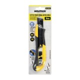 Cutter 18 Mm, Con 2 Hojas Acero Sk5 Boton Autoretractil Hoja Pavonada Negra al por Mayor | Almacén de Ferretería