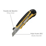 Cutter Profesional 18mm Con 8 Hojas Acero Sk5 al por Mayor | Almacén de Ferretería