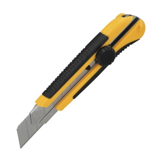 Cutter Ancho Profesional Hoja Acero Sk5 25mm, al por Mayor | Almacén de Ferretería