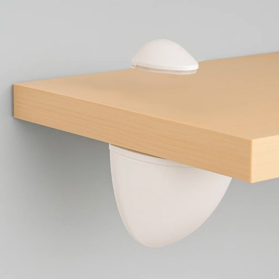 Soporte Pelicano Regulable Para Estante 1 / 20 mm, Blanco  (1 Pieza) al por Mayor | Almacén de Ferretería