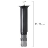 Pata Regulable Fija 13 / 20 cm, Negro al por Mayor | Almacén de Ferretería