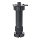 Pata Regulable Desmontable 13 / 20 cm, Negro al por Mayor | Almacén de Ferretería