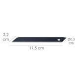 Hoja Cutter 18 mm, (Estuche 10 piezas) Acero SK5 Pavonada al por Mayor | Almacén de Ferretería