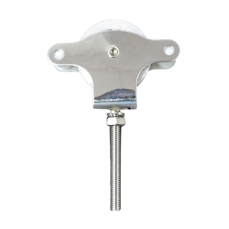 Polea Tendedero Wolfpack Inoxidable 60 mm, / Roldana Metálica Con Tornilo