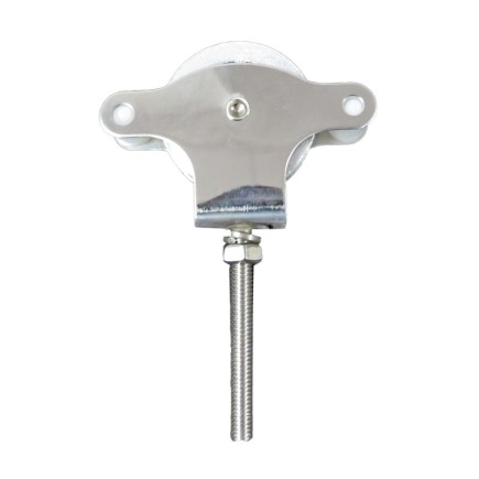 Polea Tendedero Wolfpack Inoxidable 60 mm, / Roldana Metálica Con Tornilo