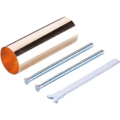 Prolongador Cilindro Redondo Iseo Ø26 mm, Con tornillos