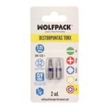 Puntas Destornillador Torx 25 Inviolable (2 Piezas), Acero S2 al Cromo Vanadio, Puntas Hexagonales, Destorpuntas, al por Mayor |
