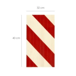 Protector Antiroces Cochera Adhesivo Flexible 32x40 cm,