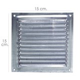 Rejilla Ventilación Atornillar  15x15 cm, Aluminio al por Mayor | Almacén de Ferretería