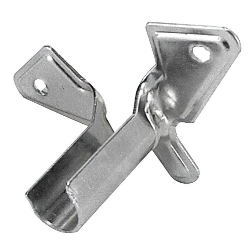 Soporte Barra 12 mm,Ø Cromo Lateral