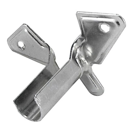 Soporte Barra 12 mm,Ø Cromo Lateral