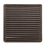 Rejilla Ventilación Empotrar  17x17 cm, Aluminio Marron al por Mayor | Almacén de Ferretería