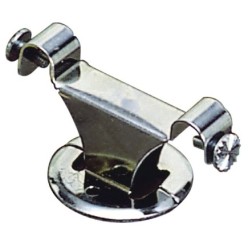 Soporte Barra 12 mm,Ø Cromo Techo Doble