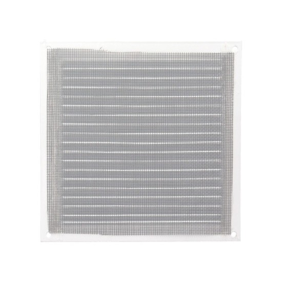 Rejilla Ventilación Aluminio Con Mosquitera Atornillable 175 x 175 mm, Color Blanco al por Mayor | Almacén de Ferretería