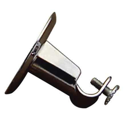 Soporte Barra 12 mm,Ø Cromo Techo Redondo