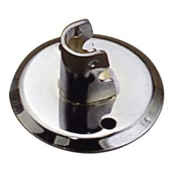 Soporte Barra 12 mm,Ø Cromo Lateral Redondo