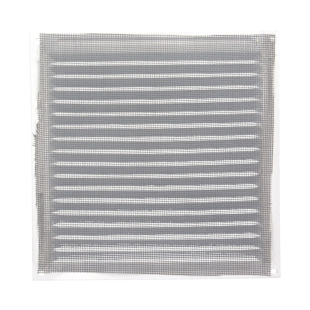 Rejilla Ventilación Aluminio Con Mosquitera Atornillable 200 x 200 mm, Color Blanco al por Mayor | Almacén de Ferretería