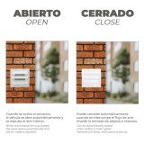 Rejilla De Plastico Con Malla Posterior Y Lamas Movibles 15x15 cm al por Mayor | Almacén de Ferretería